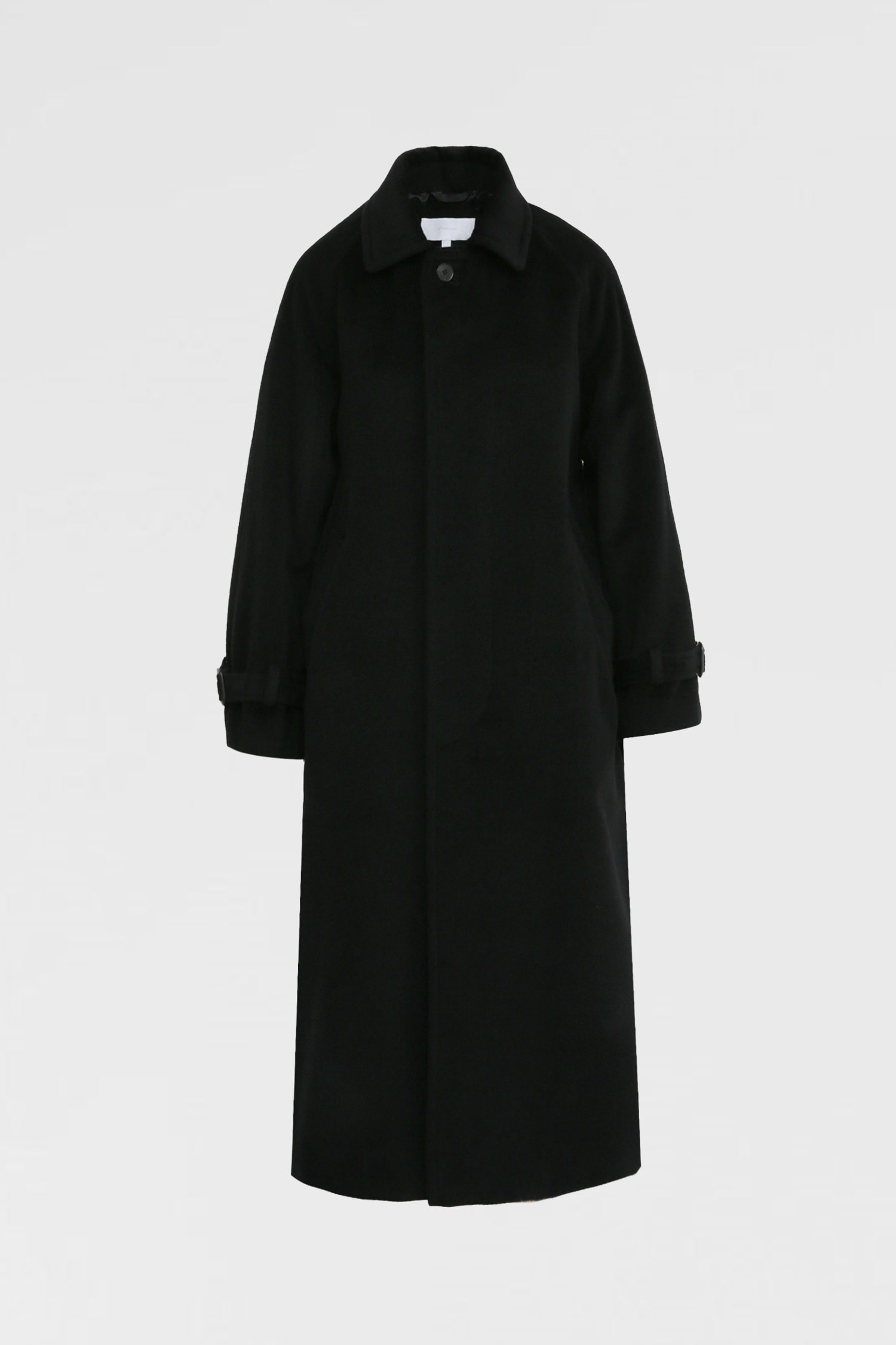 알파카 싱글 트렌치 코트 Alpaca Single Trench Coat Black